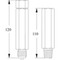 Manomètre tube de siphon Type 1353 inox taraudé/fileté